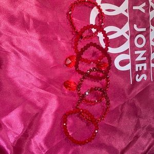 Sassy Jones Red Malia bracelets